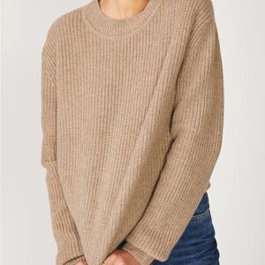 Stateside Beige Crew Neck Sweater
